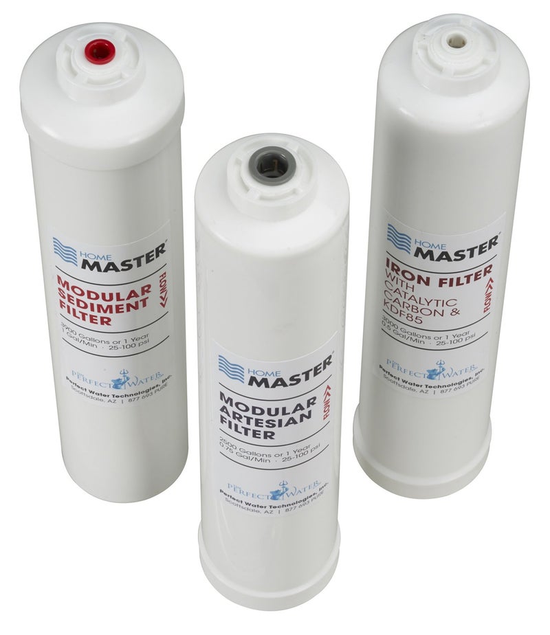 Home Master Artesian HydroGardener Pro Replacement Water Filter Change Set, White
